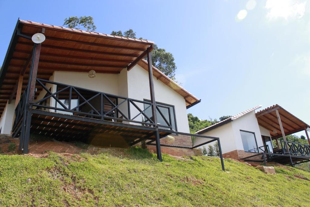 Mesa De los Santos, Balcones De los Santos Cabaña Lounge Eucalipto photo 1