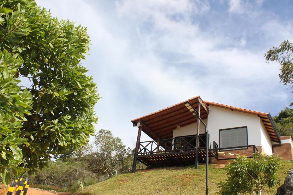 Mesa De los Santos, Balcones De los Santos Cabaña Lounge Eucalipto photo 2