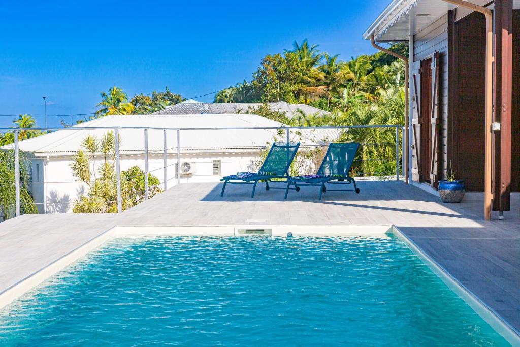 Lala Mangue-4chambres-8pers-piscine privée-vue mer photo 4