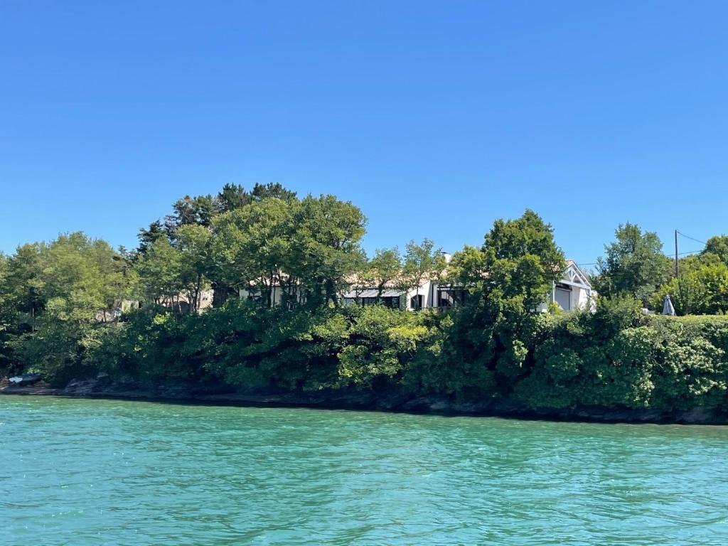 Maison en bord de rivière de mer photo 1