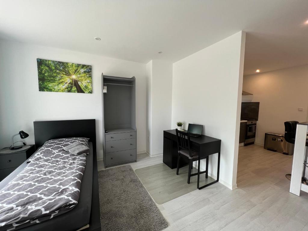 Moderne und helle 1-Zimmer-Wohnung für Feriengäste, Monteure und beruflich Reisende photo 1