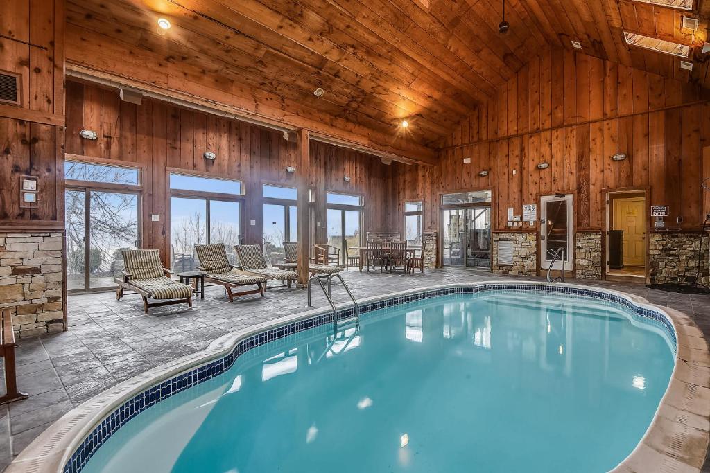 Indoor Pool Huge Home Best View of the Lake