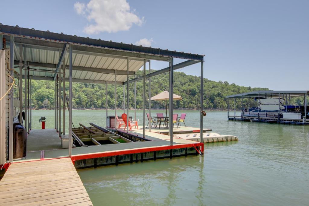 Lakefront LaFollette Home with Private Boat Slip!