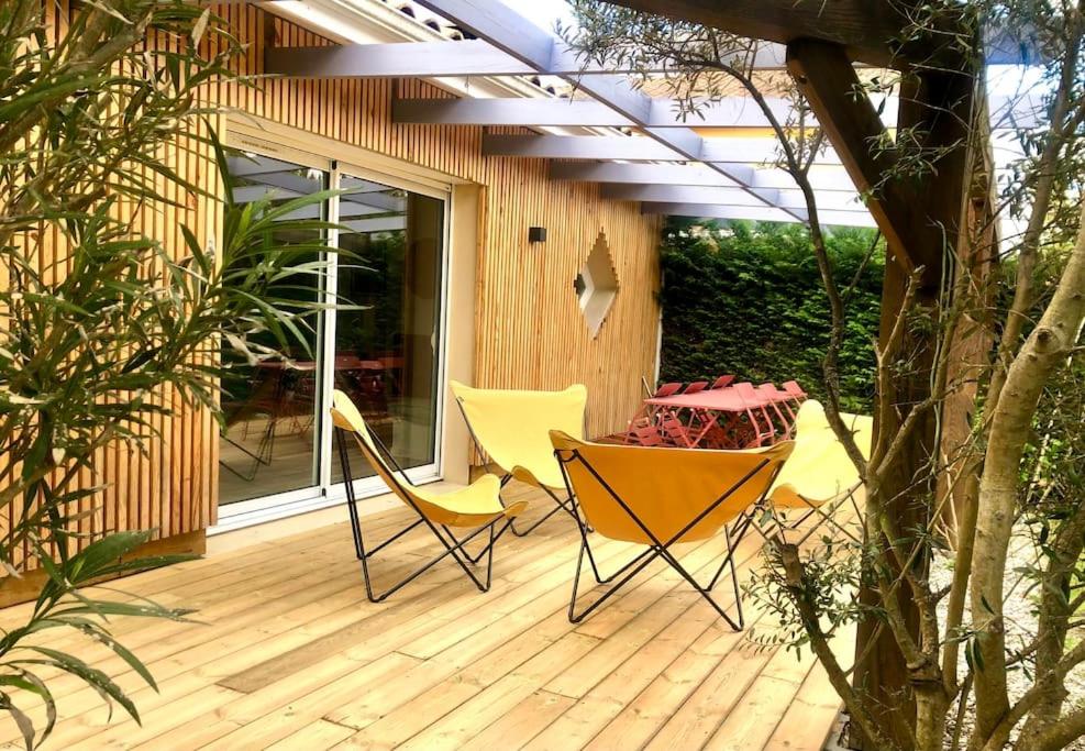 BEACH HOUSE DE CHARME A MESSANGES. LA MAISON BLEUE