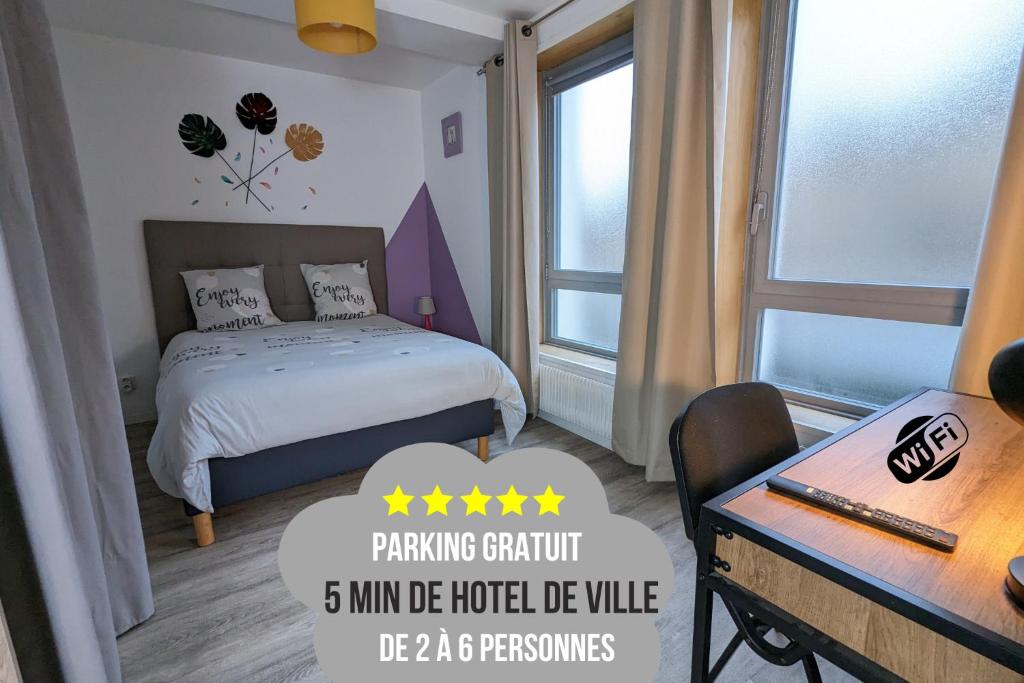 Beau-Jean, Un Cocon Sympa 5 min à Pied du Centre-Ville, Parking Privé, à 10 min du CHU photo 1