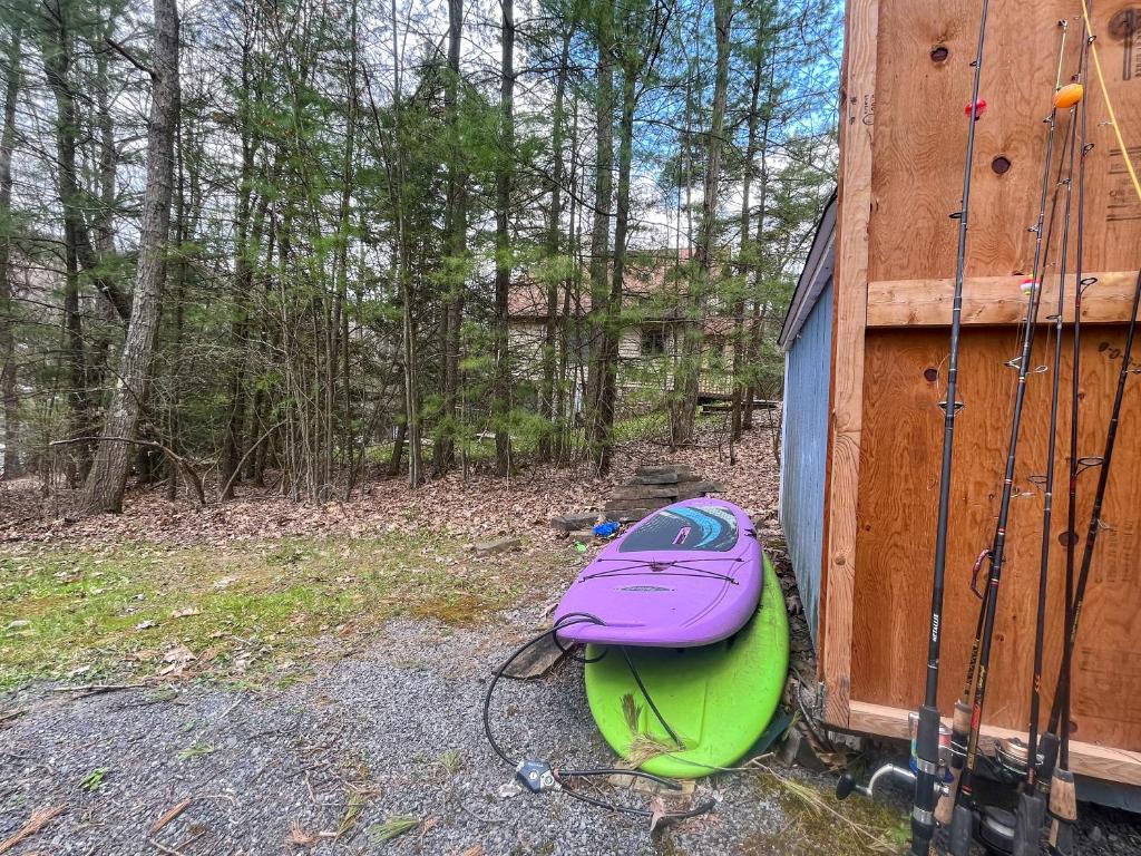 Kayaks Included Lakefront Home w Fire Pit Hot Tub Dock photo 1