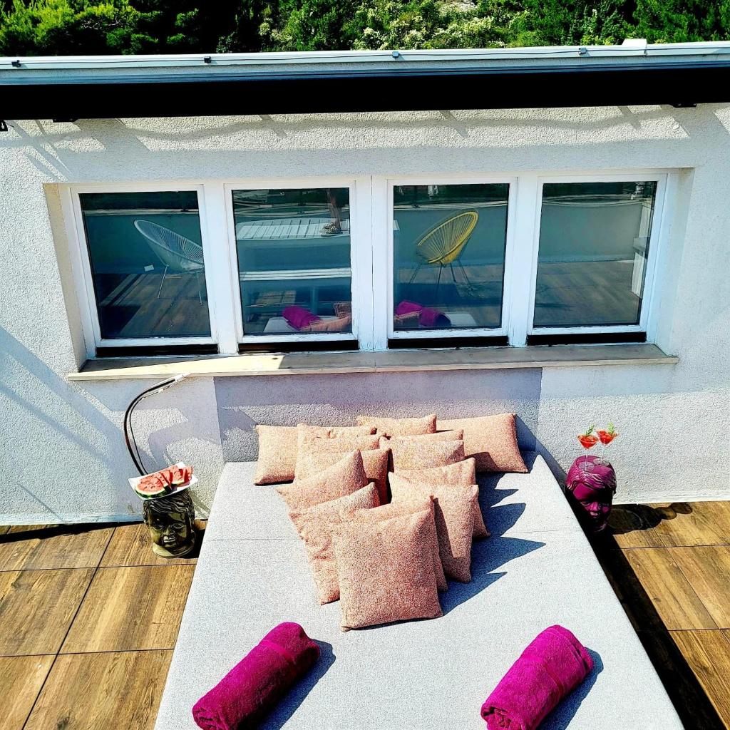 Holiday house in Split with sea view, terrace, air conditioning, WiFi 4937-1 photo 1