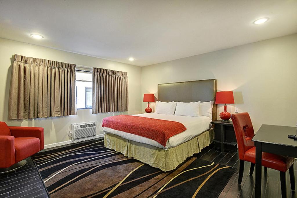 Двухместный (Стандартный номер с кроватью размера «king-size»), Shelter Hotel Los Angeles