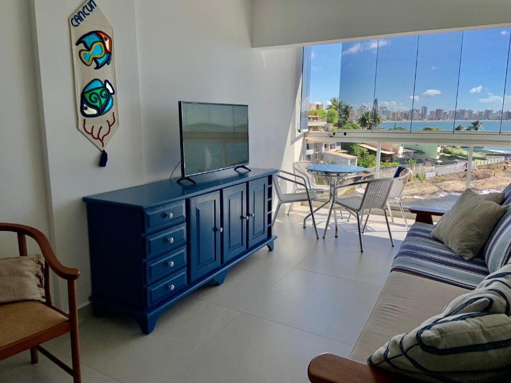 Apartamento vista do mar, pé na areia e águas tranquilas, no cento de Guarapari photo 1