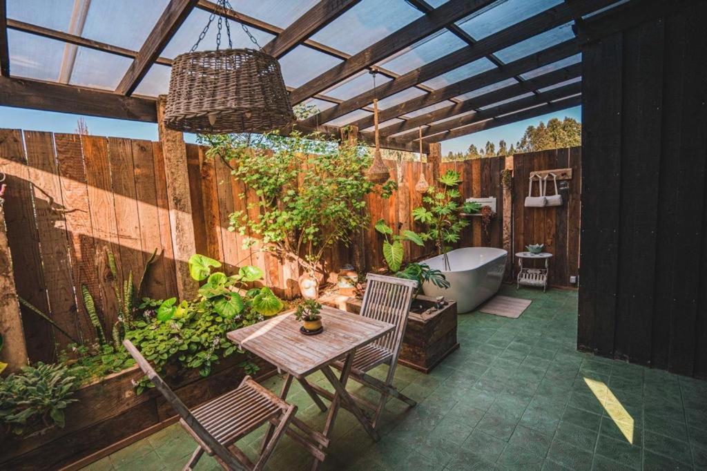 Casita boutique con tina exterior photo 1