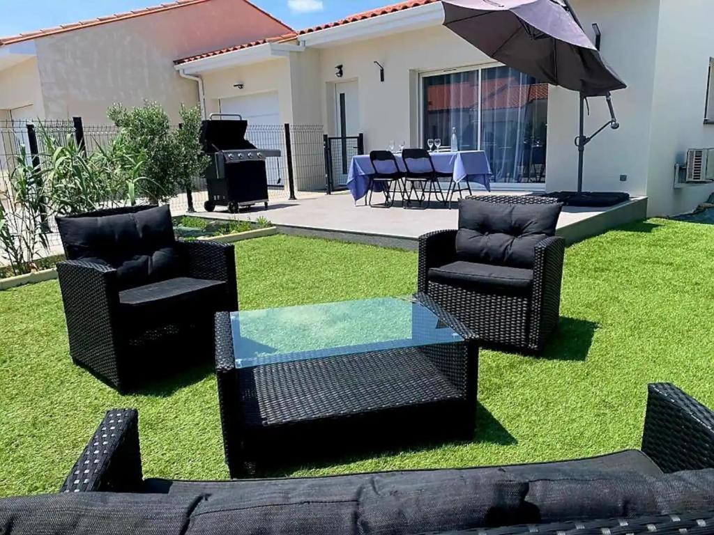 Le Brasil - Maison 74 m - Calme avec terrasse Sud classée 3 étoiles
