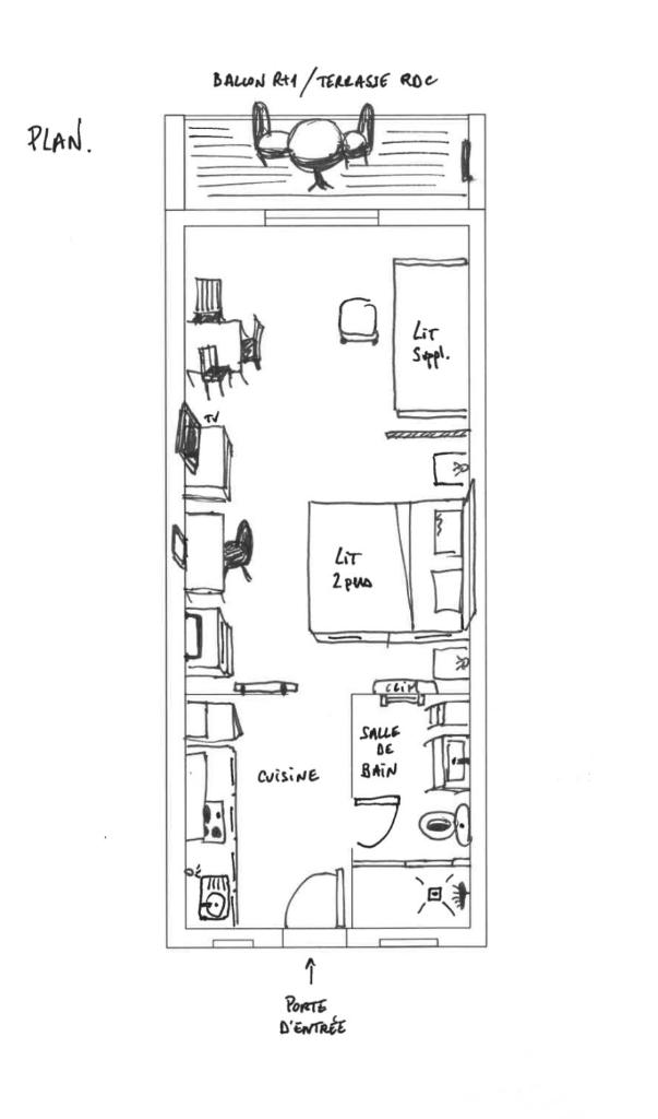 Joli appartement proche de la mer avec piscine Juillet/Août photo 3