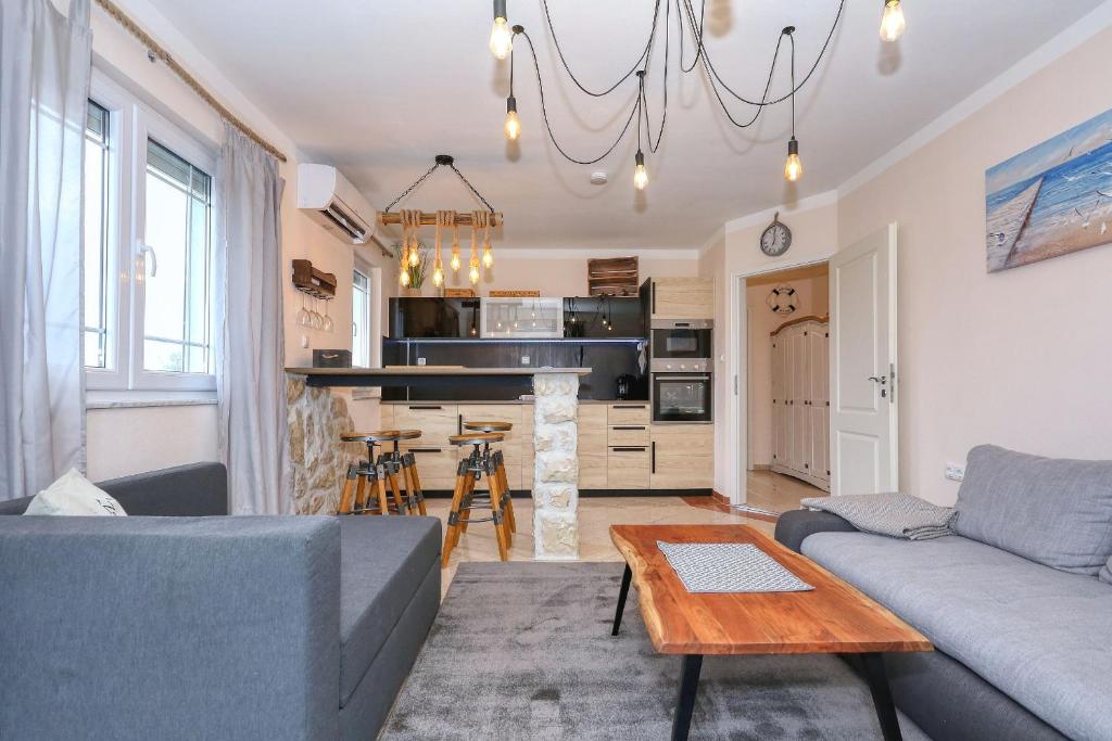 Zaton beach Appartement 3 modern und stilvoll eingerichtet in Strandnähe