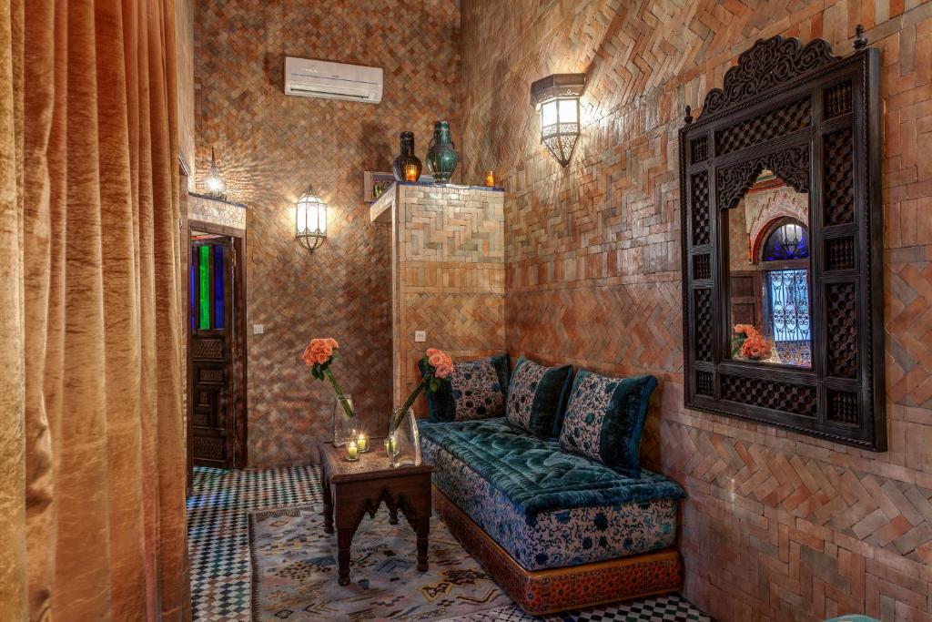 Двухместный (Двухместный номер с 1 кроватью Lalla Fatma), Riad La Maison Verte