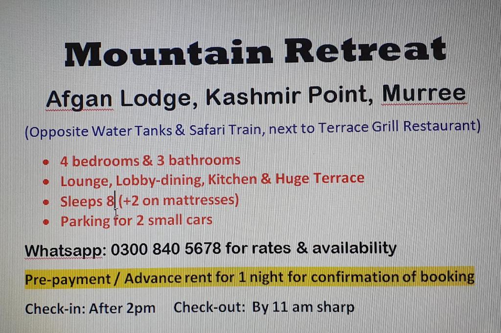 Mountain Retreat at Afgan Lodge photo 3