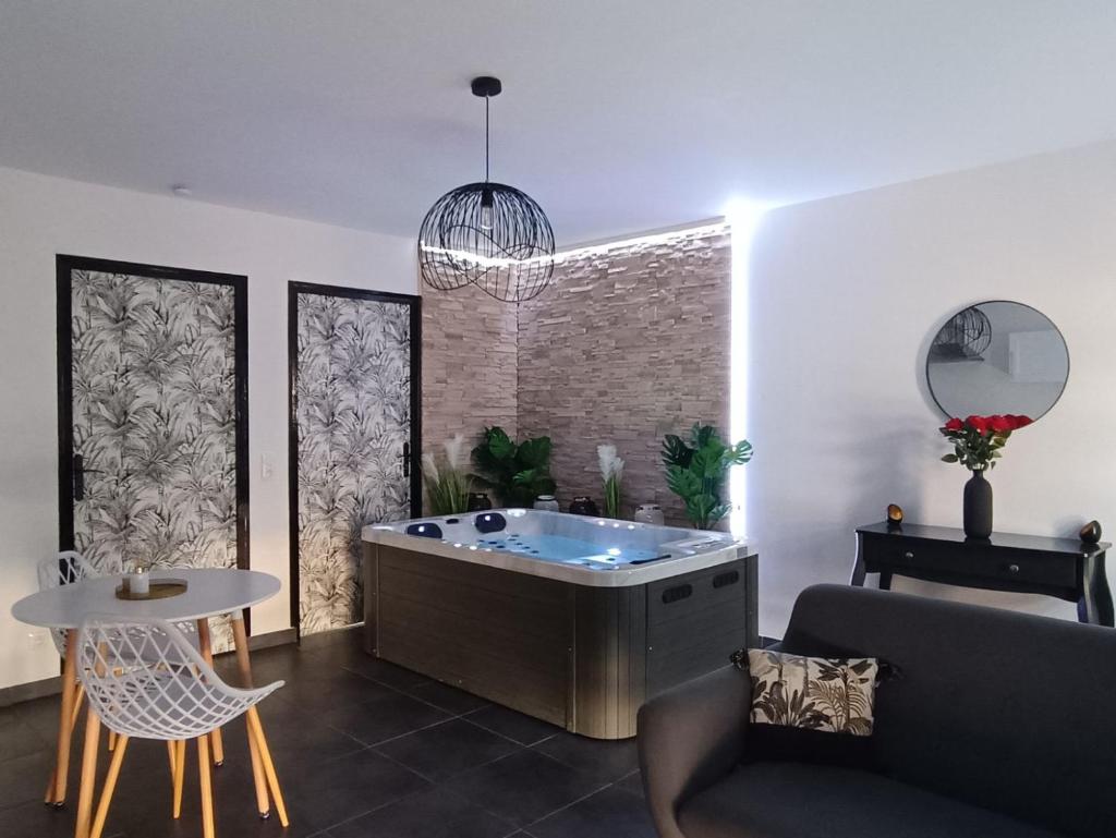 Évasion avec jacuzzi intérieur photo 4