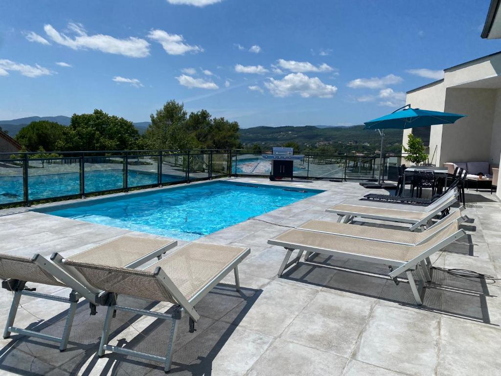 Villa avec vue panoramique sur les Cévennes photo 1