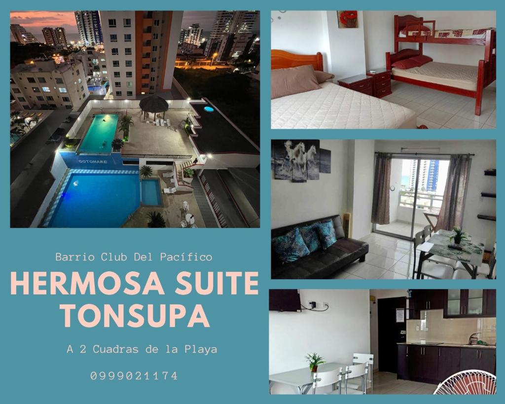 Linda Suite Tonsupa 2 cuadras del mar 2 piscinas Av. Club del Pacifico photo 1