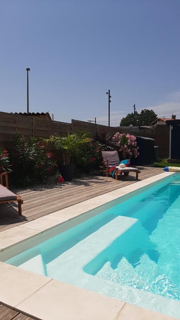 Villa La Palmeraie avec piscine terrasse Poolhouse photo 3