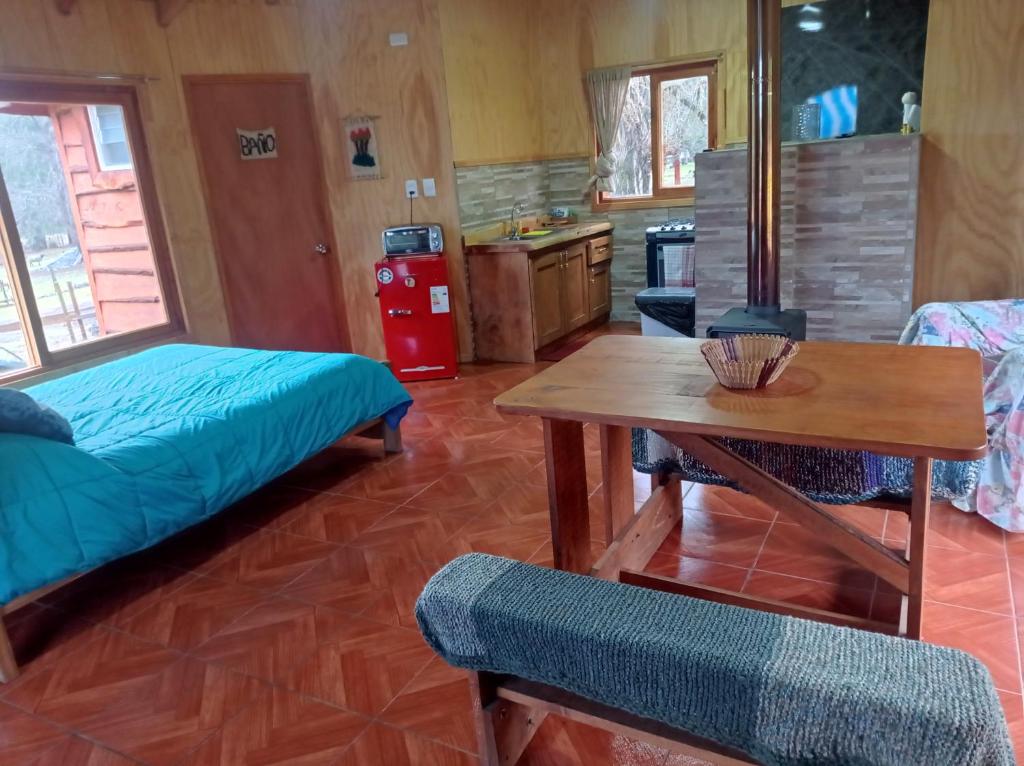 Cabaña Kiñeco y tinaja