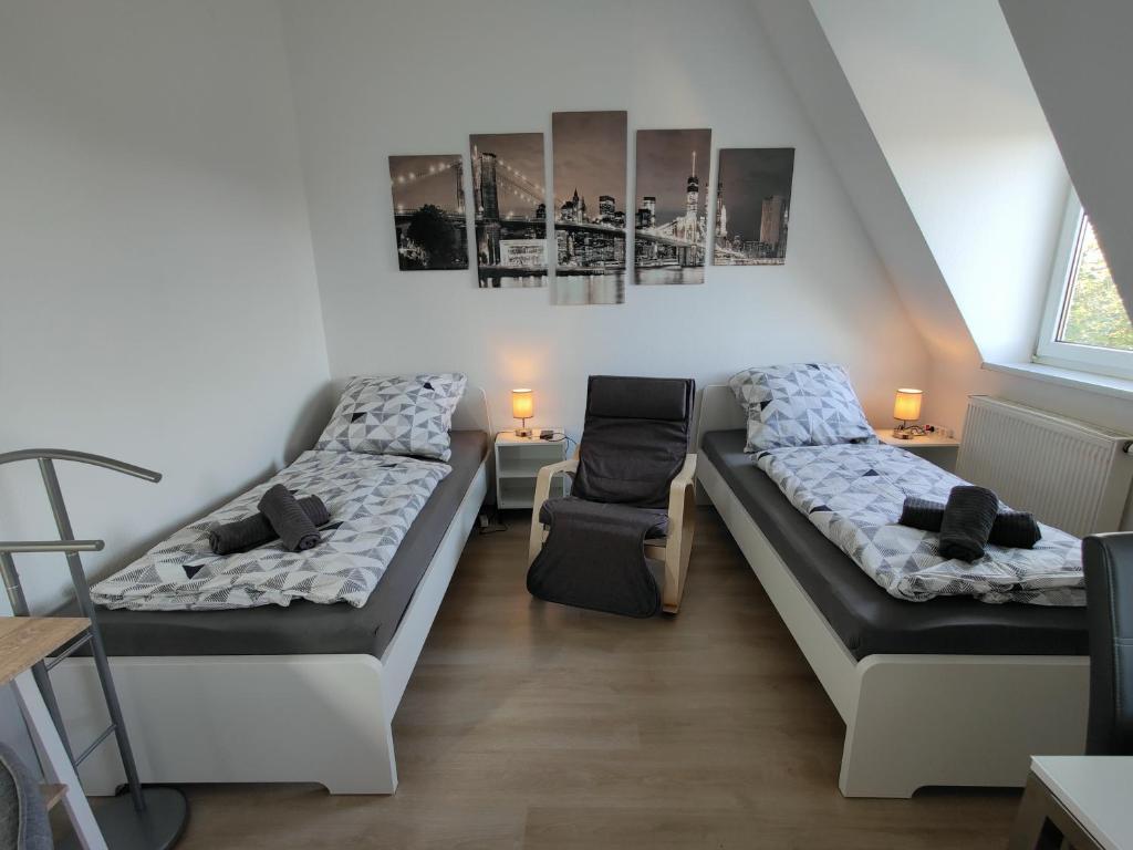 Panorama business apartment for 4 Self-Check-in with Netflix