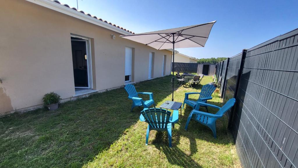 Maison 8 personnes entre océan et vignobles