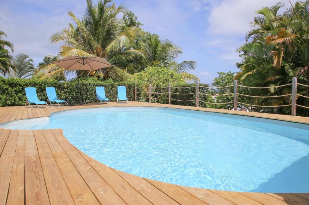 L Orchidée Bleue, bas de villa, vue mer, piscine privée photo 2