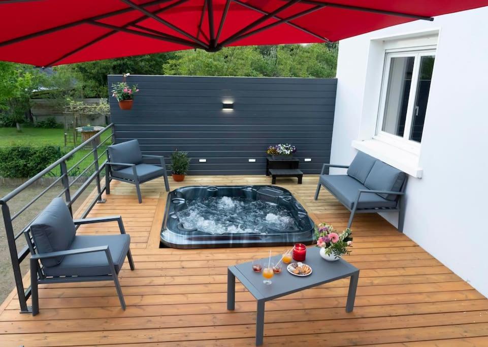 Gîte Le Berceau du Marin 4 chambres terrasse & spa Redon centre 300m