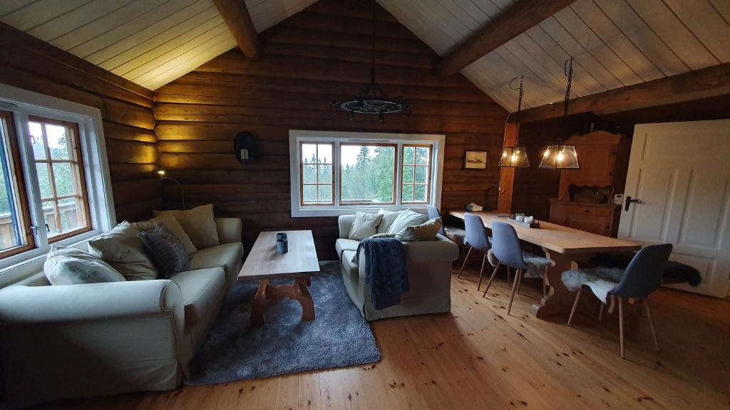 Cozy log cabin at beautiful Nystølsfjellet photo 1