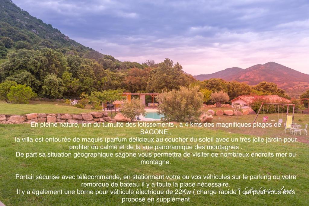 Grande villa de standing avec piscine à Sagone en Corse photo 2