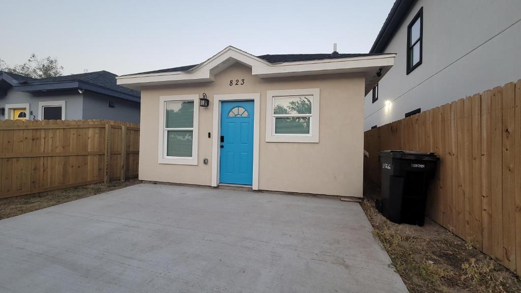 The house with the Blue door. image