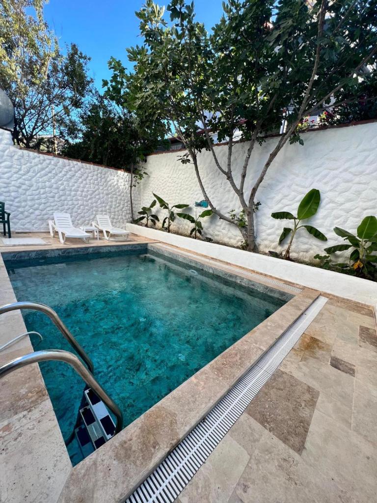 Doğa içinde havuzlu villa
