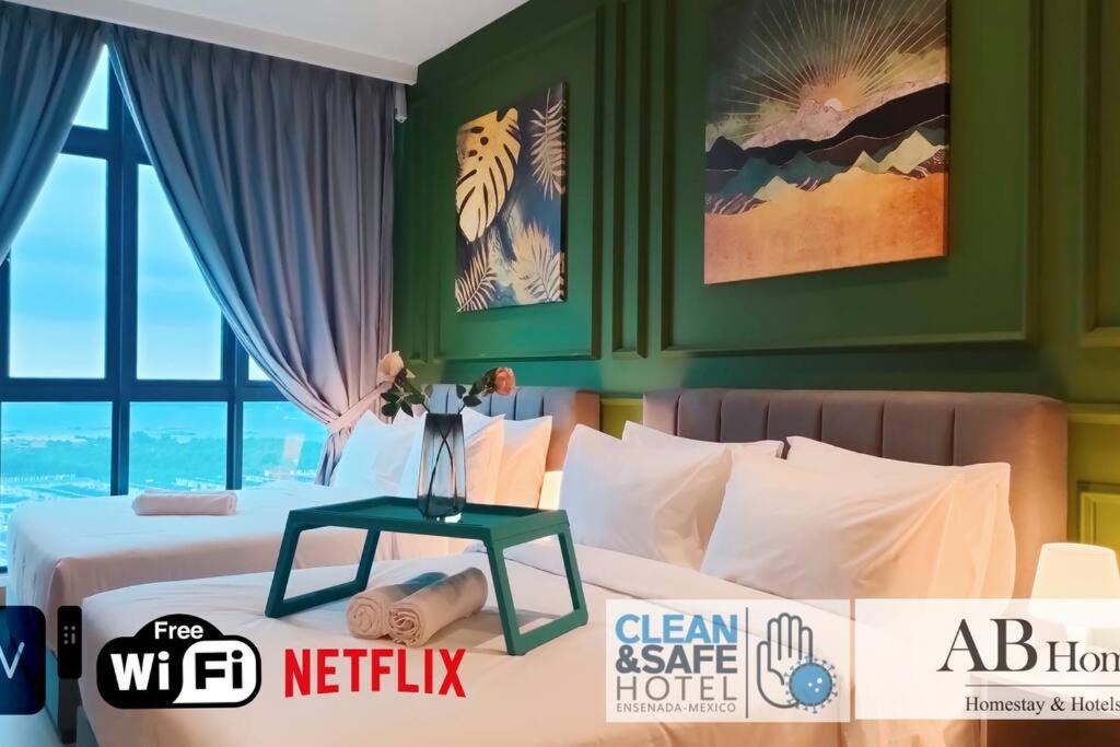 ABHOME "ART MUSEUM SUITE" #GreenHaven #360"City & Sea View #Masai #JB