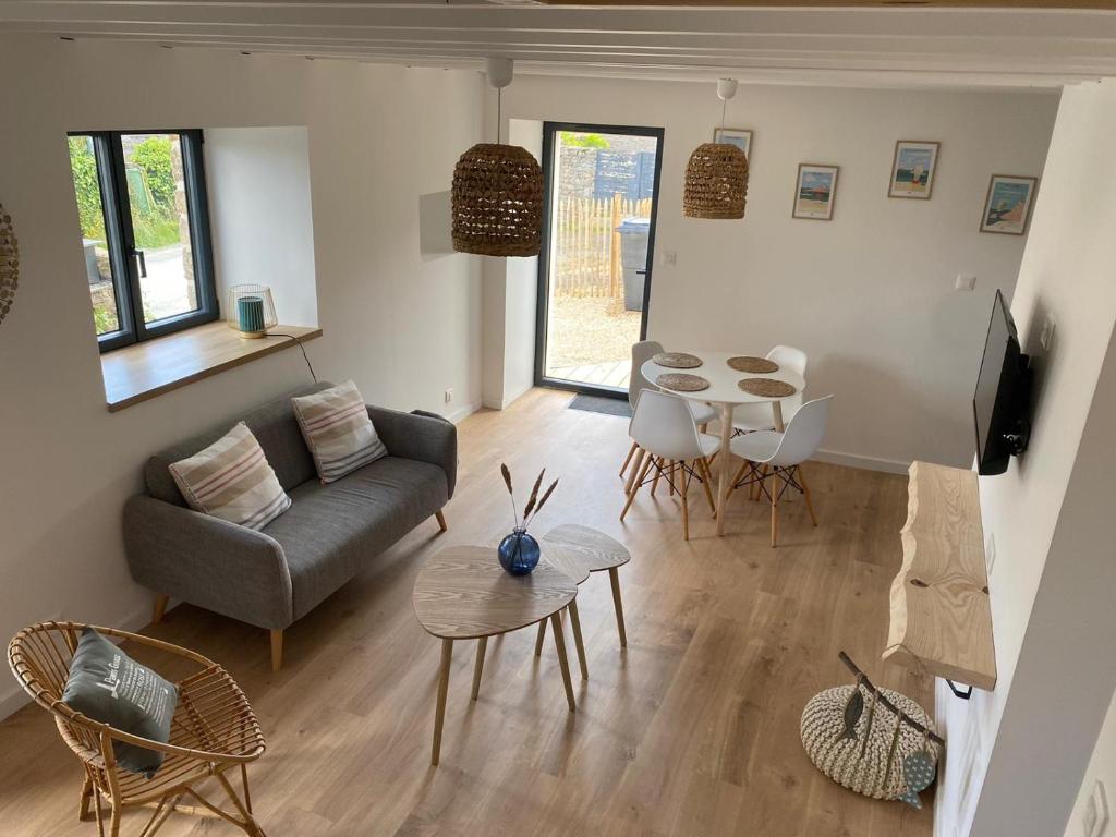 Maison de pêcheur typique rénovée sur la côte