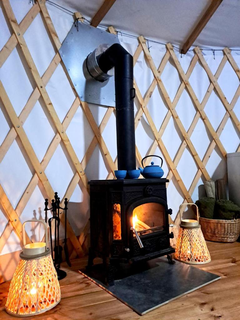 Glamping Yurt Purvs at Kleja Quiet Camping photo 2