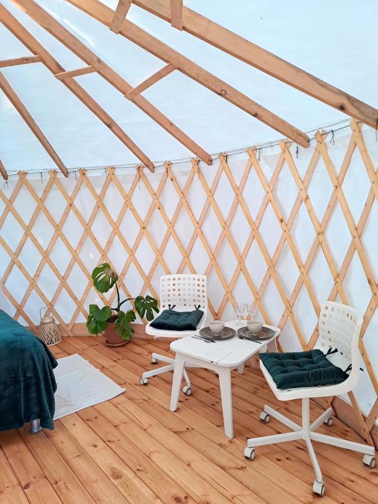 Glamping Yurt Purvs at Kleja Quiet Camping photo 4