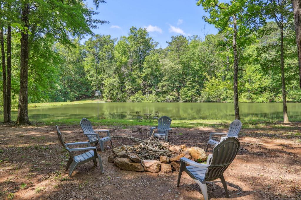 Lakefront Hamilton Cabin with Dock and Fire Pit! photo 1