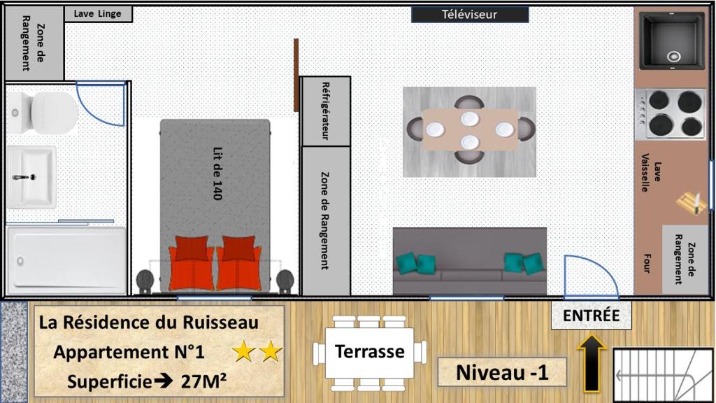 Les Meublés de la Résidence du Ruisseau photo 3