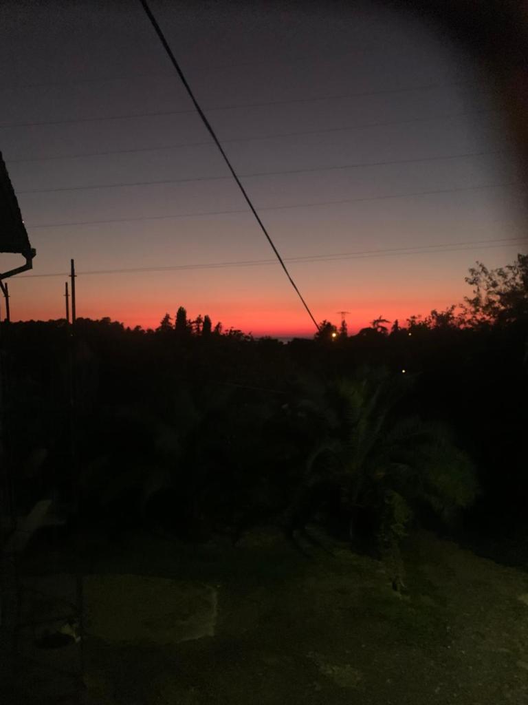 Eco house sunset photo 1