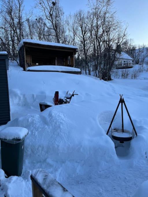 Cabin with mountain and ocean view in lyngen photo 1