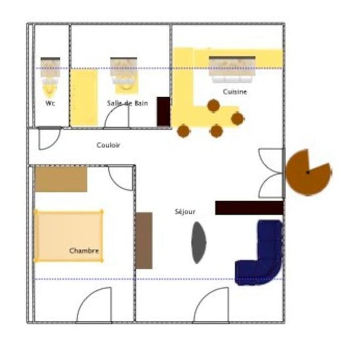 **** Appartement T2 - 2+2. Entièrement NEUF. photo 4