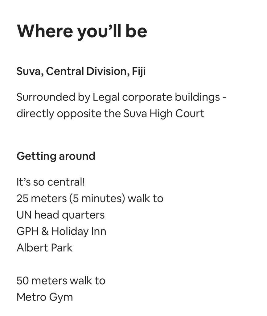 Gladstone Gem 6 - Suva CBD 2bdrm Apts photo 2