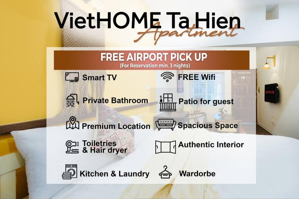 Viet HOME-Ta Hien1-Apartment-FREE Airport Pickup