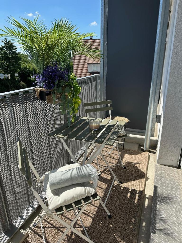 Stilvolles und modernes Appartement mit sonnigem Balkon in Flughafen- und Messenähe 31 photo 2
