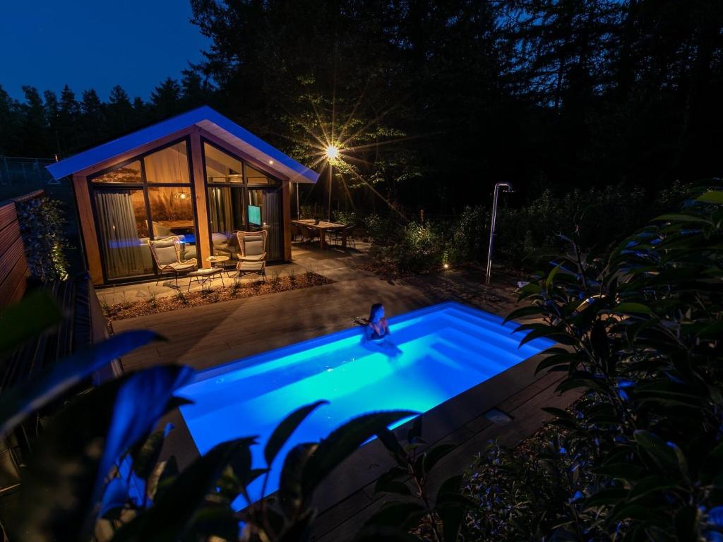 Luxury lodge with private swimming pool, located on a holiday park in Rhenen photo 3