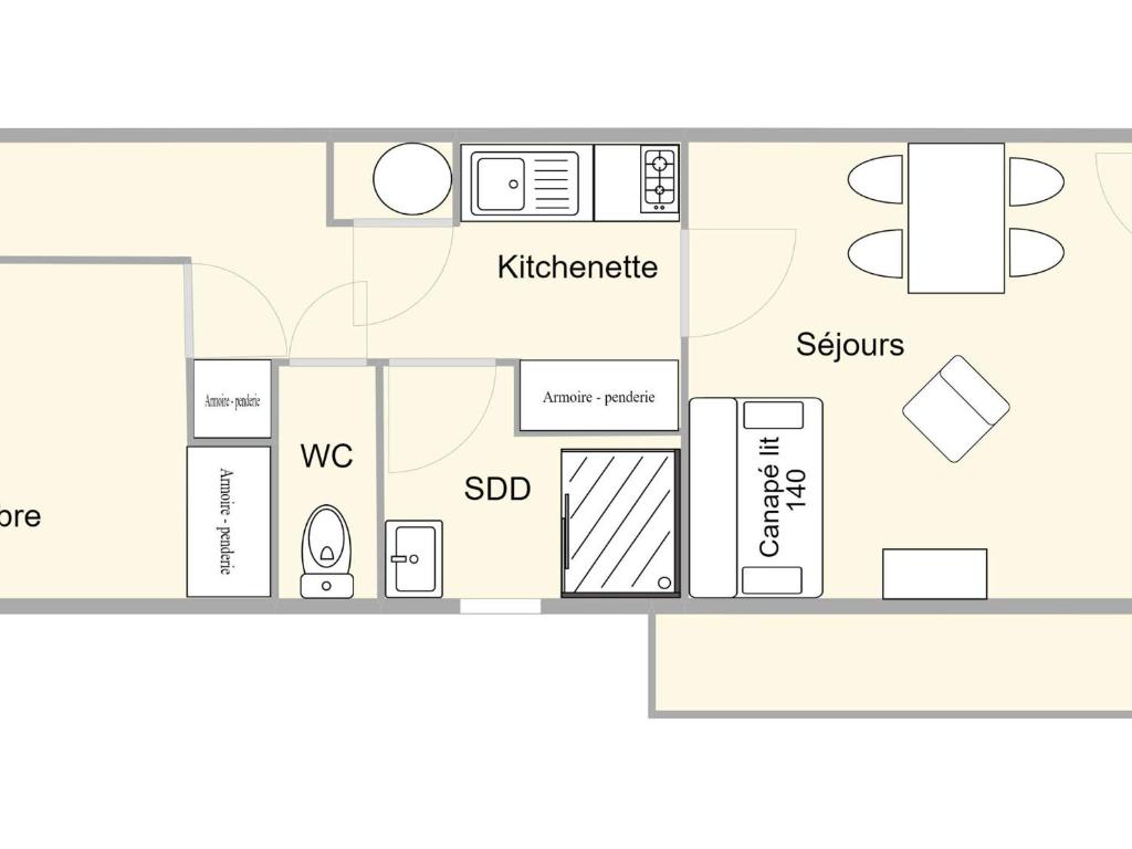 Appartement Les Saisies, 2 pièces, 5 personnes - FR-1-594-81 photo 2