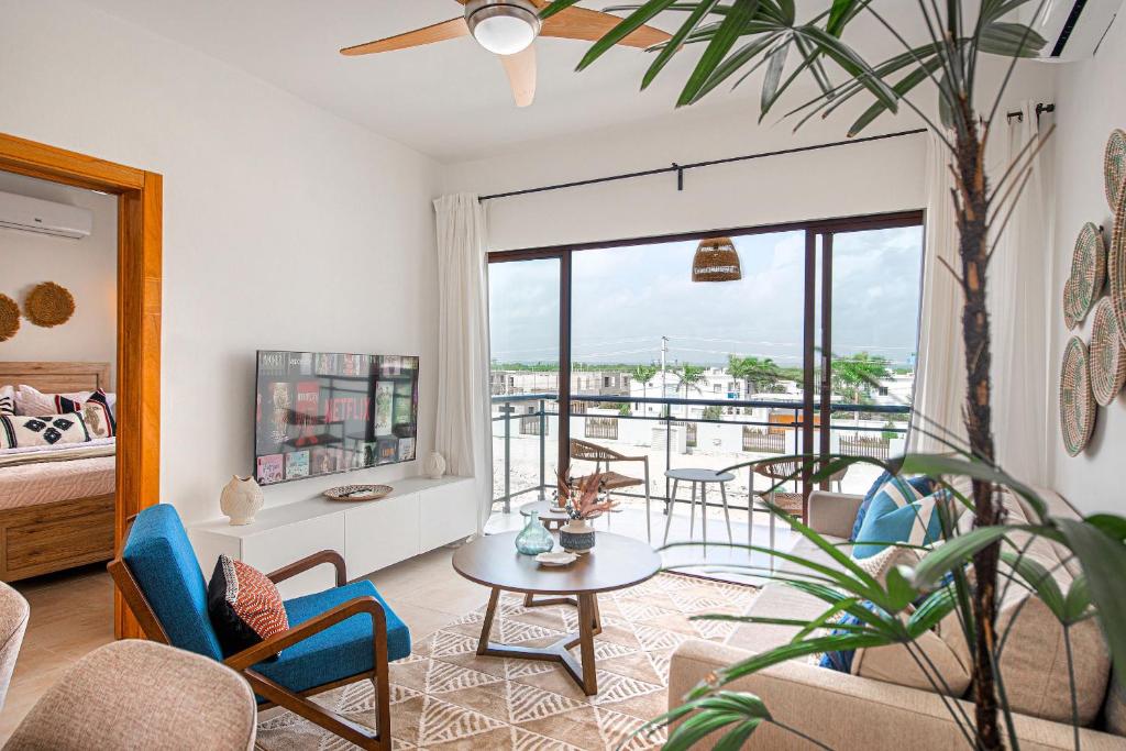 Apartamento con piscina, gym y acceso a playa photo 1