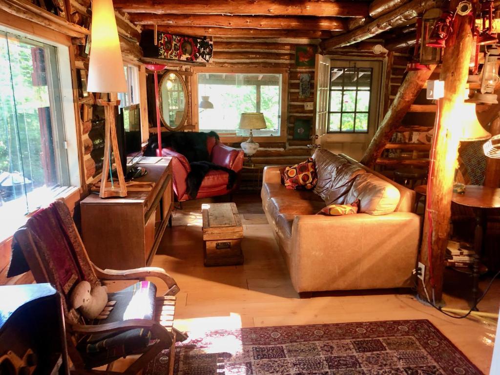 Chalet en bois rond Mauricie photo 4