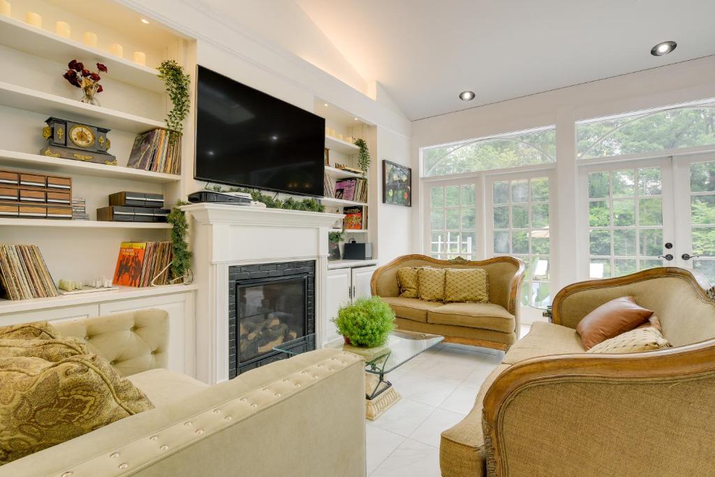 Spacious Durham Home w/ Fire Pit & Hot Tub! - Tap to explore photos