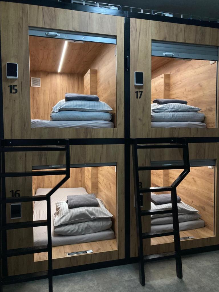 Capsule hostel Erbenova Room Type - Single Bed in Dormitory Room